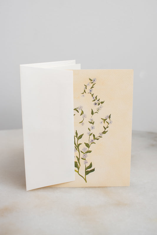 Purple Wildflower Card