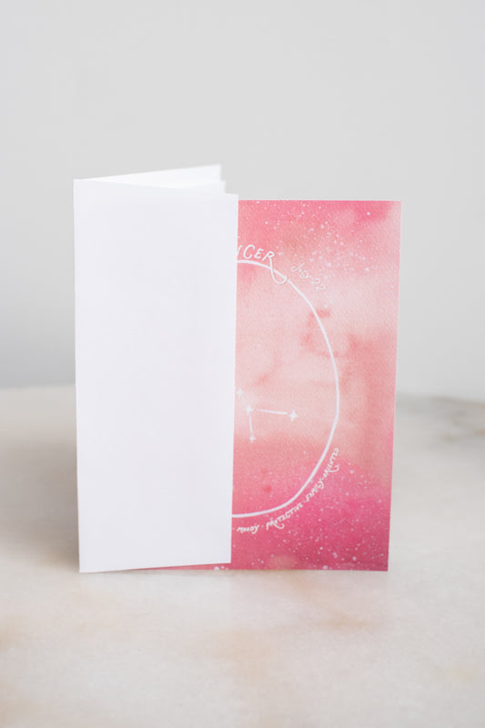 Cancer Constellation Card