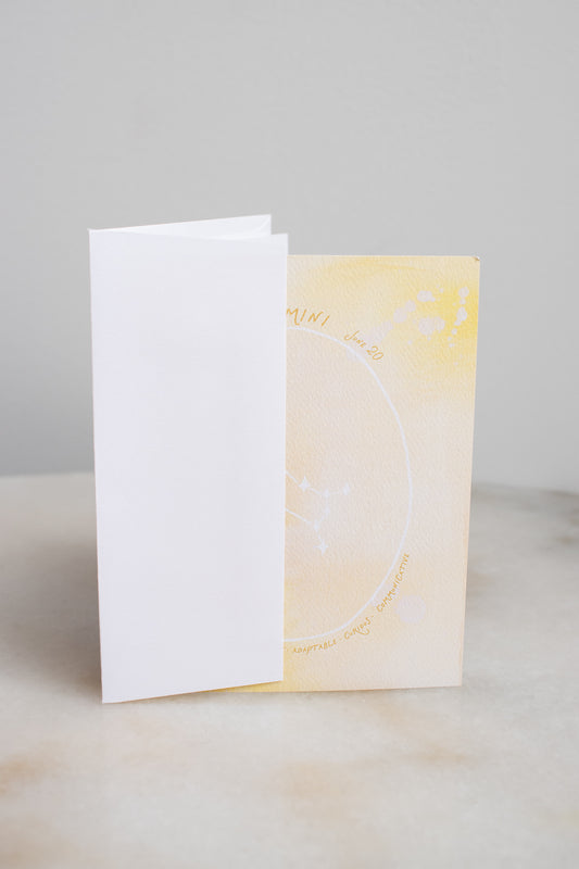 Gemini Constellation Card