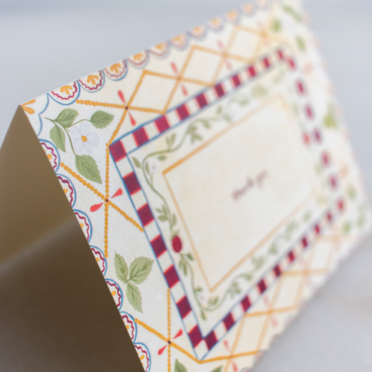 Decorative Frame Thank You Cards: Box Set of 10
