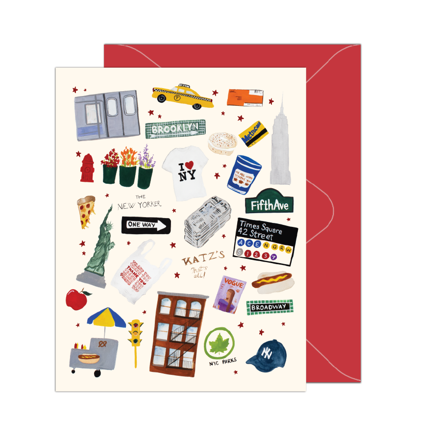 The Icons of NYC Card