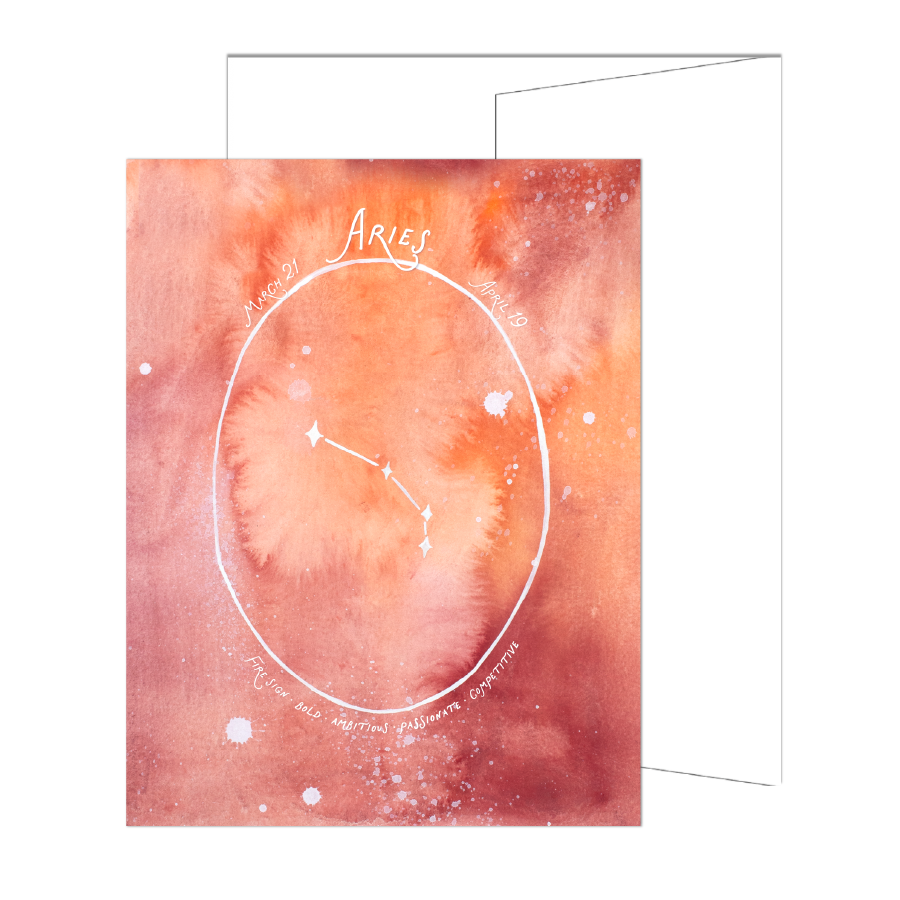 Aries Constellation Card
