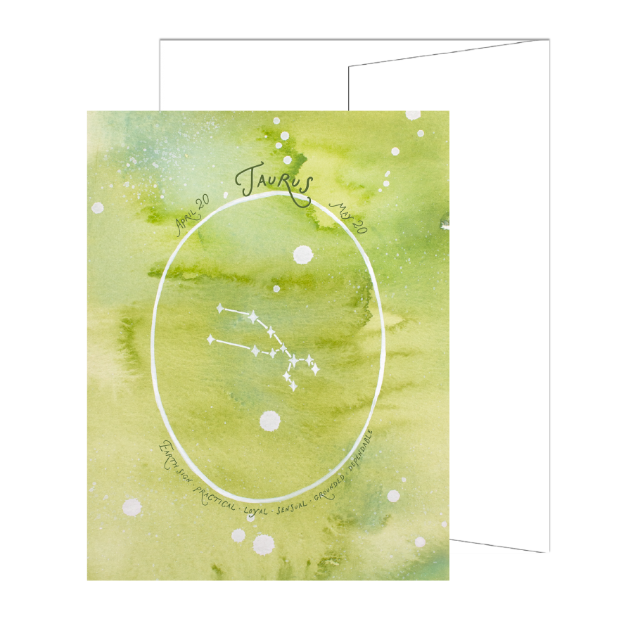 Taurus Constellation Card