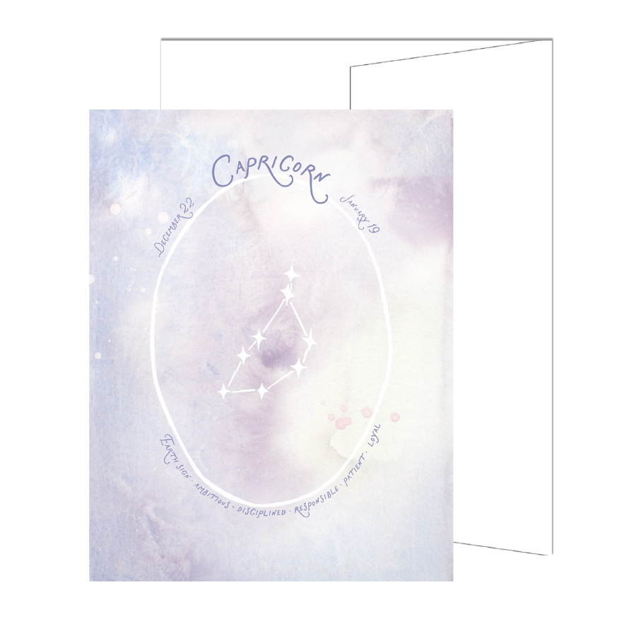 Capricorn Constellation Card