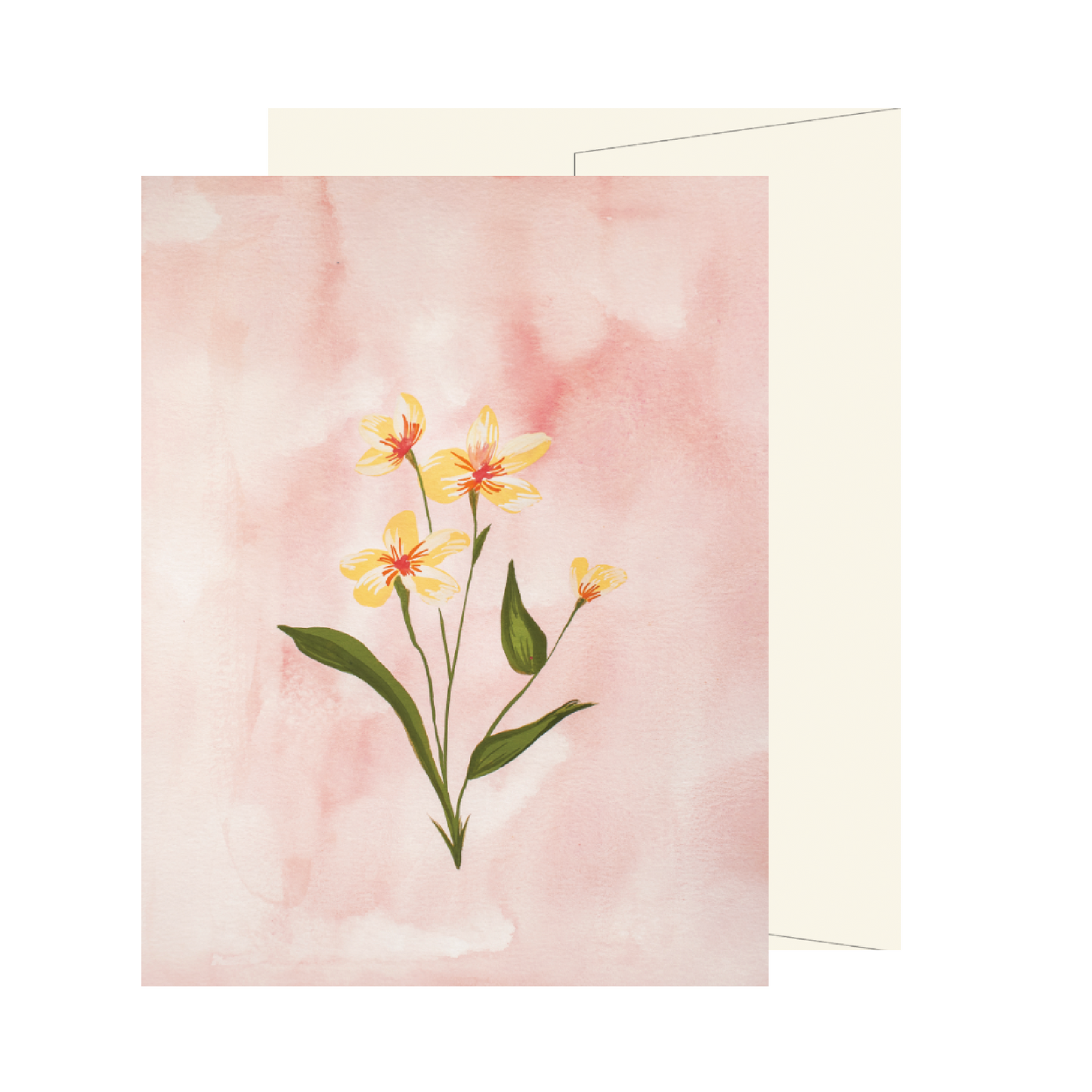 Yellow Wildflower Card