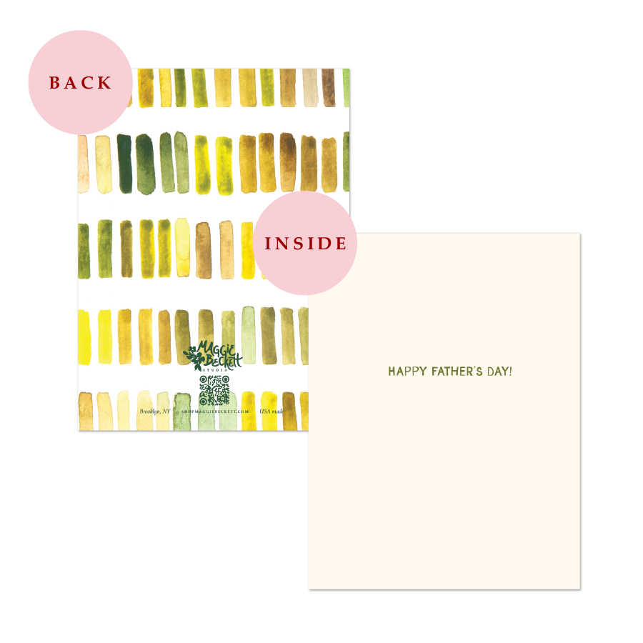 Check Engine Light Father's Day Card