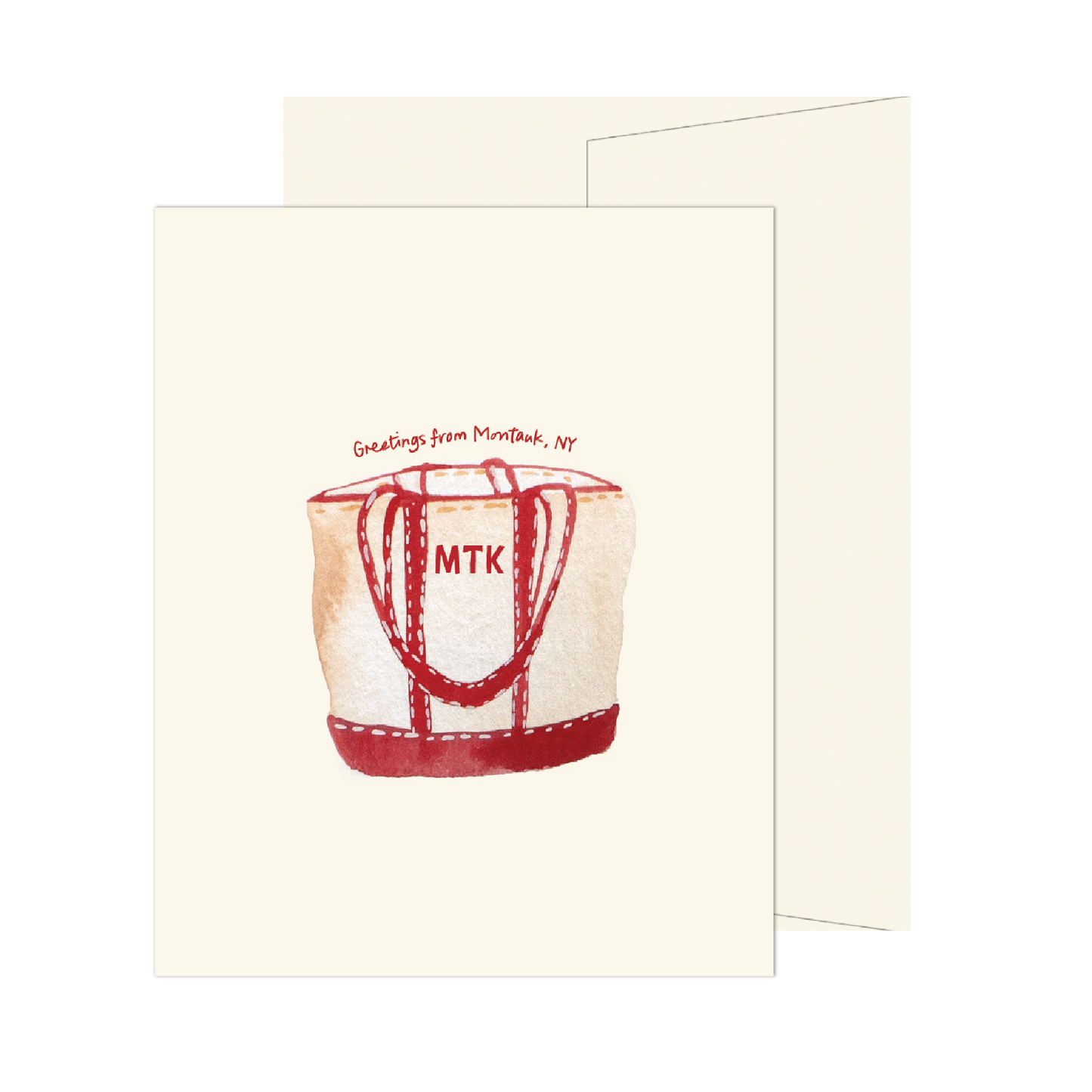 Montauk Beach Tote Card