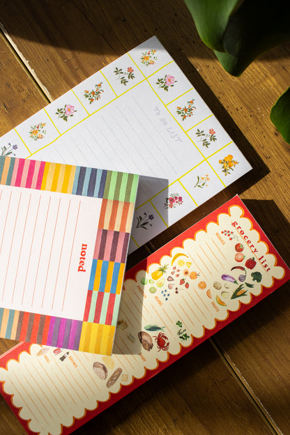 Foodie Illustrations Grocery List Notepad