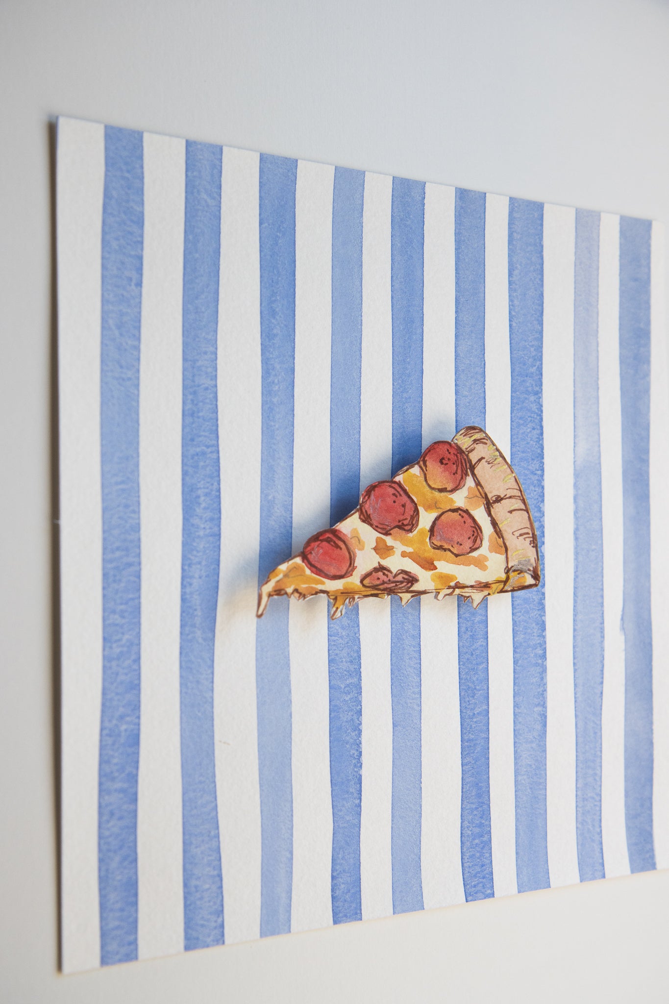 ORIGINAL: NY Icons Pizza Stripe Artwork