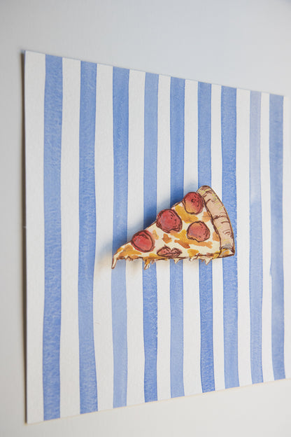 ORIGINAL: NY Icons Pizza Stripe Artwork
