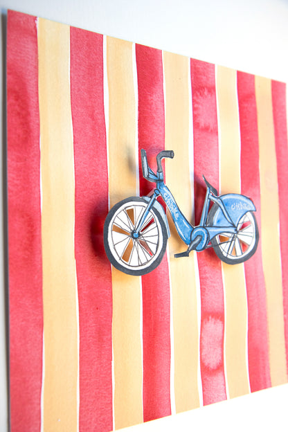 ORIGINAL: NY Icons Citibike Stripe Artwork