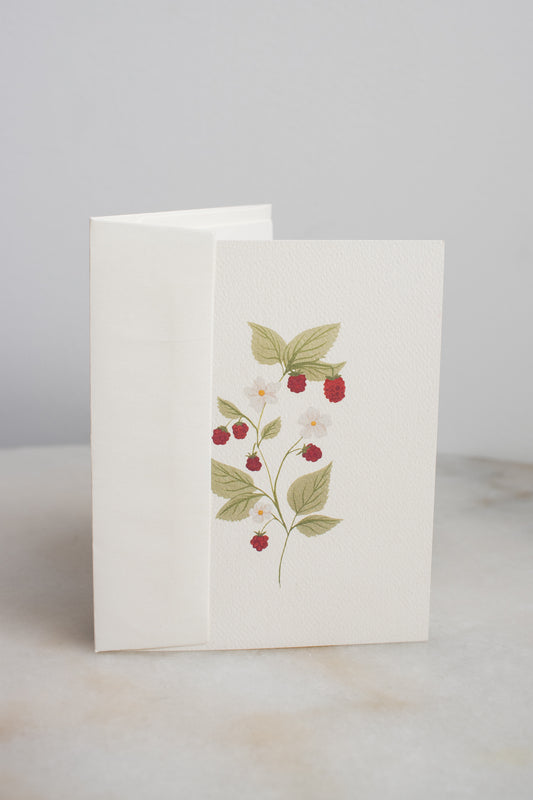 Dainty Raspberry Card