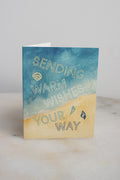 Sending Warm Wishes Beach Card