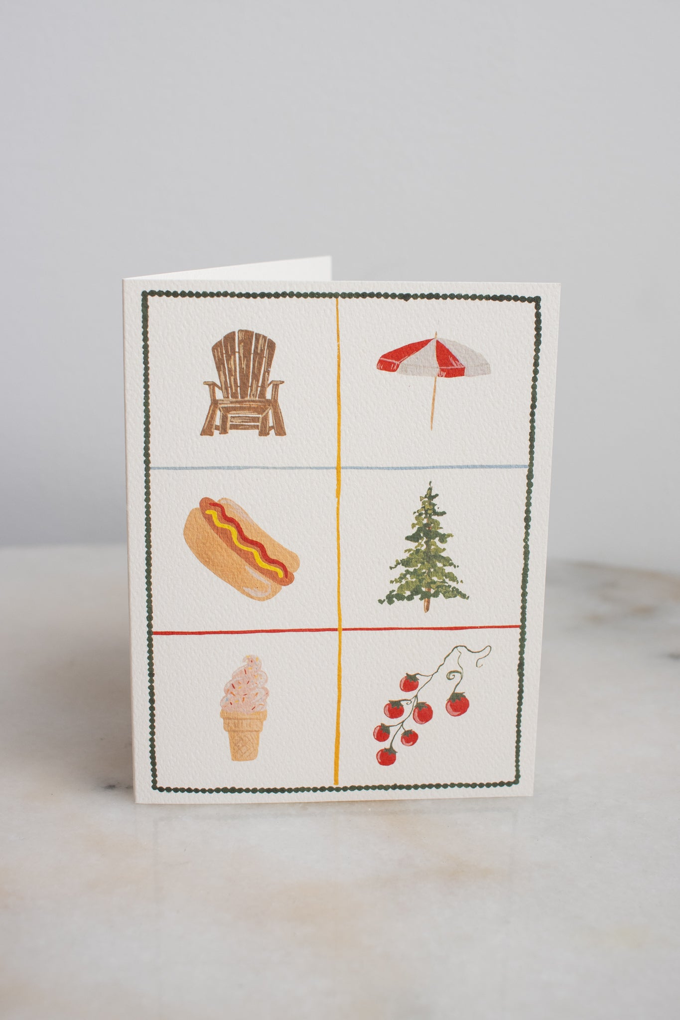 Upstate Summer Icons Card