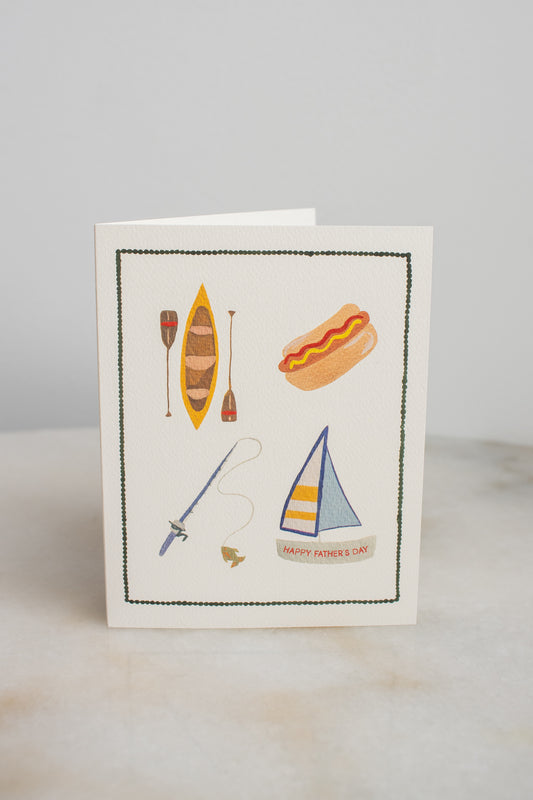 Summer Icons Father's Day Card