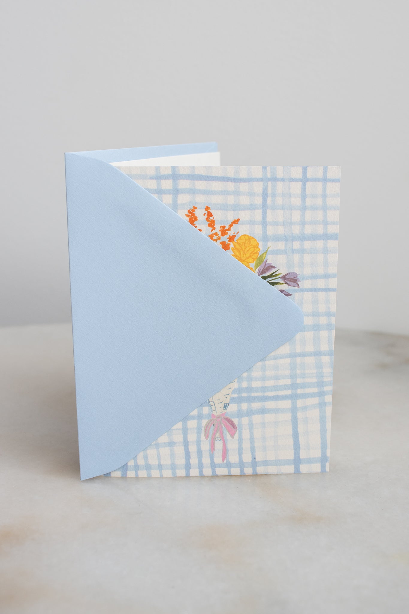 Newspaper Flowers Mother's Day Card