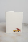 NYC Taxi Floral Card