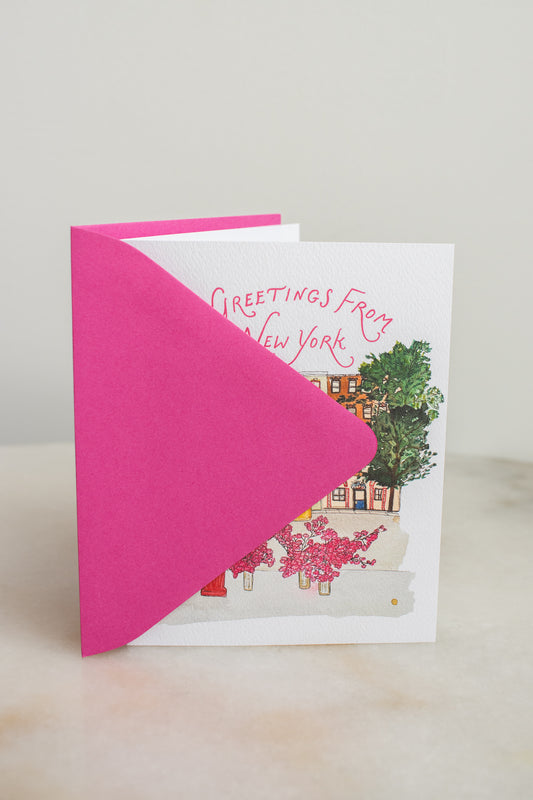 Greetings From New York Card