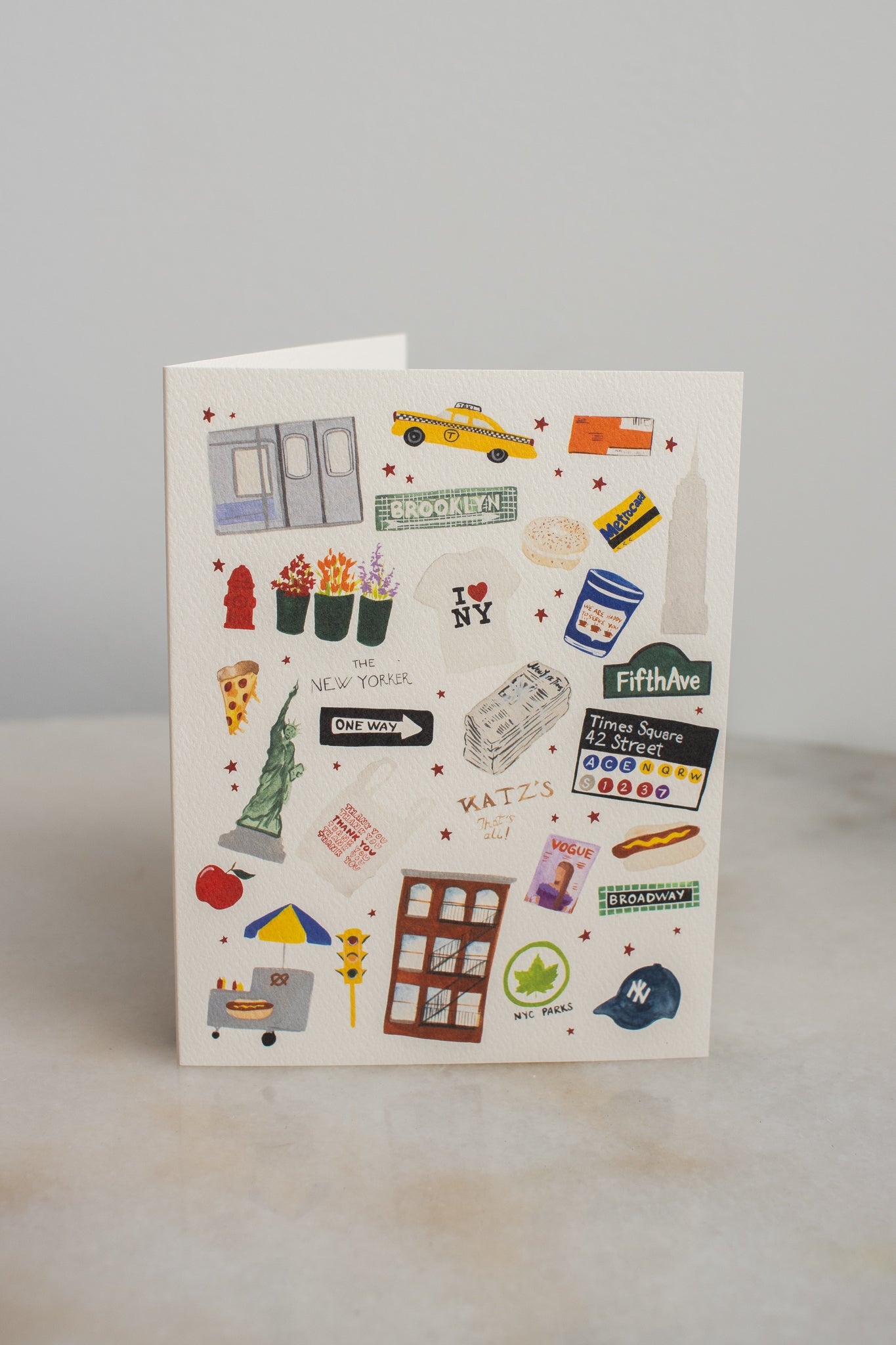 The Icons of NYC Card