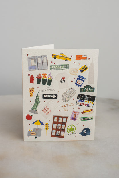 The Icons of NYC Card
