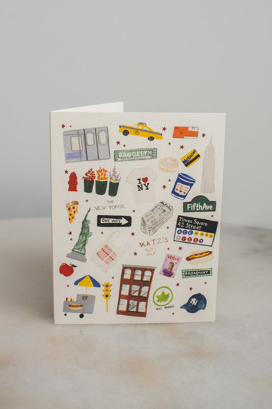 The Icons of NYC Card