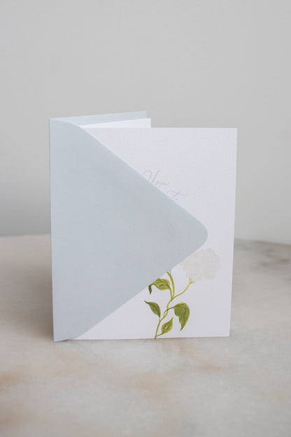 Wishing You Comfort Flower Card