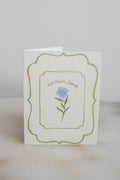 With Deepest Sympathy Flower Card