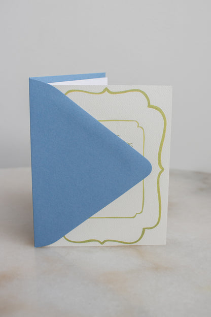 With Deepest Sympathy Flower Card