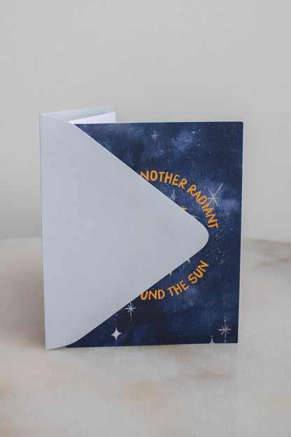 Trip Around the Sun Birthday Card
