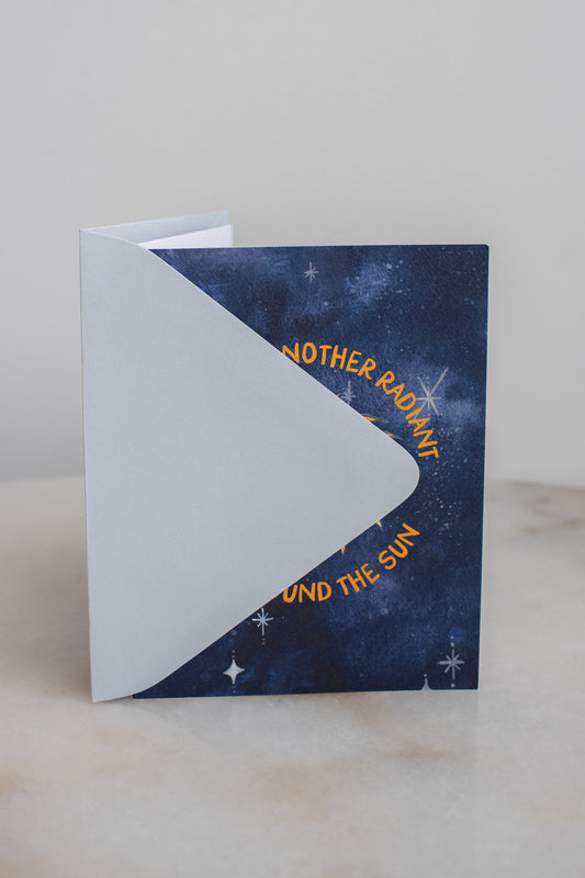 Trip Around the Sun Birthday Card