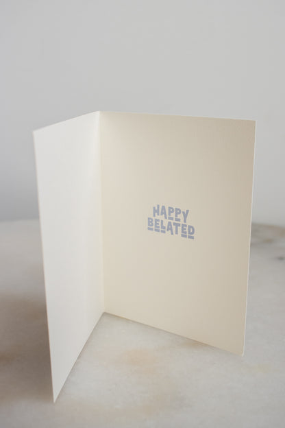 Snail Mail Belated Birthday Card