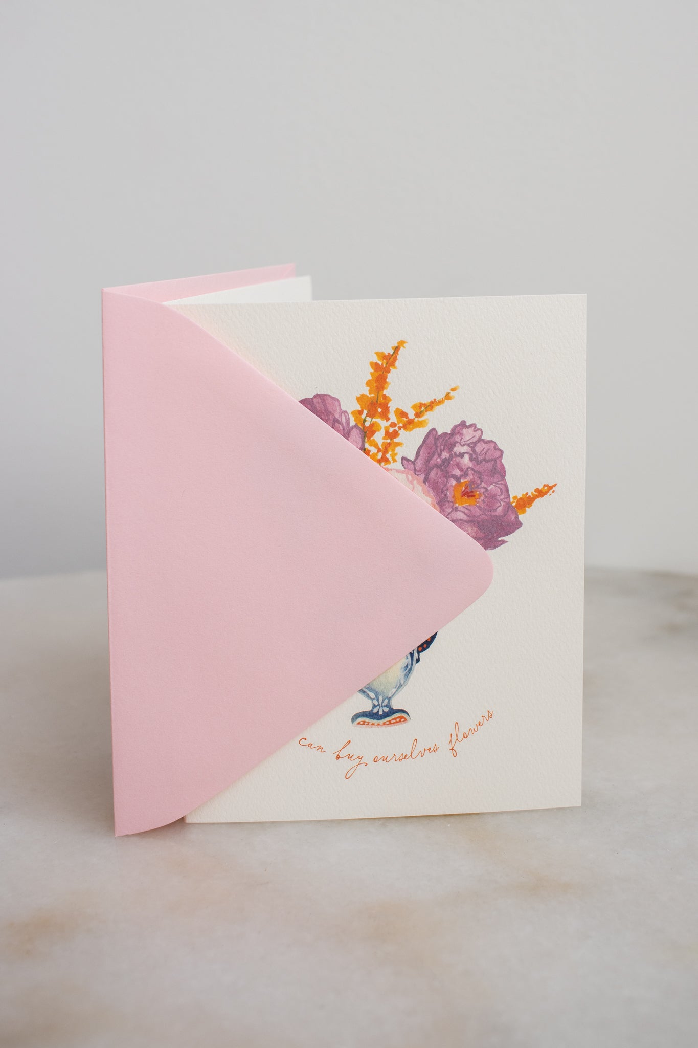Buy Ourselves Flowers Galentine's Day Card