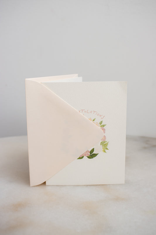 Congratulations Wedding Rings Card
