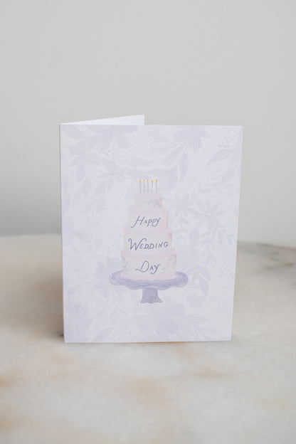 Wedding Day Cake Card