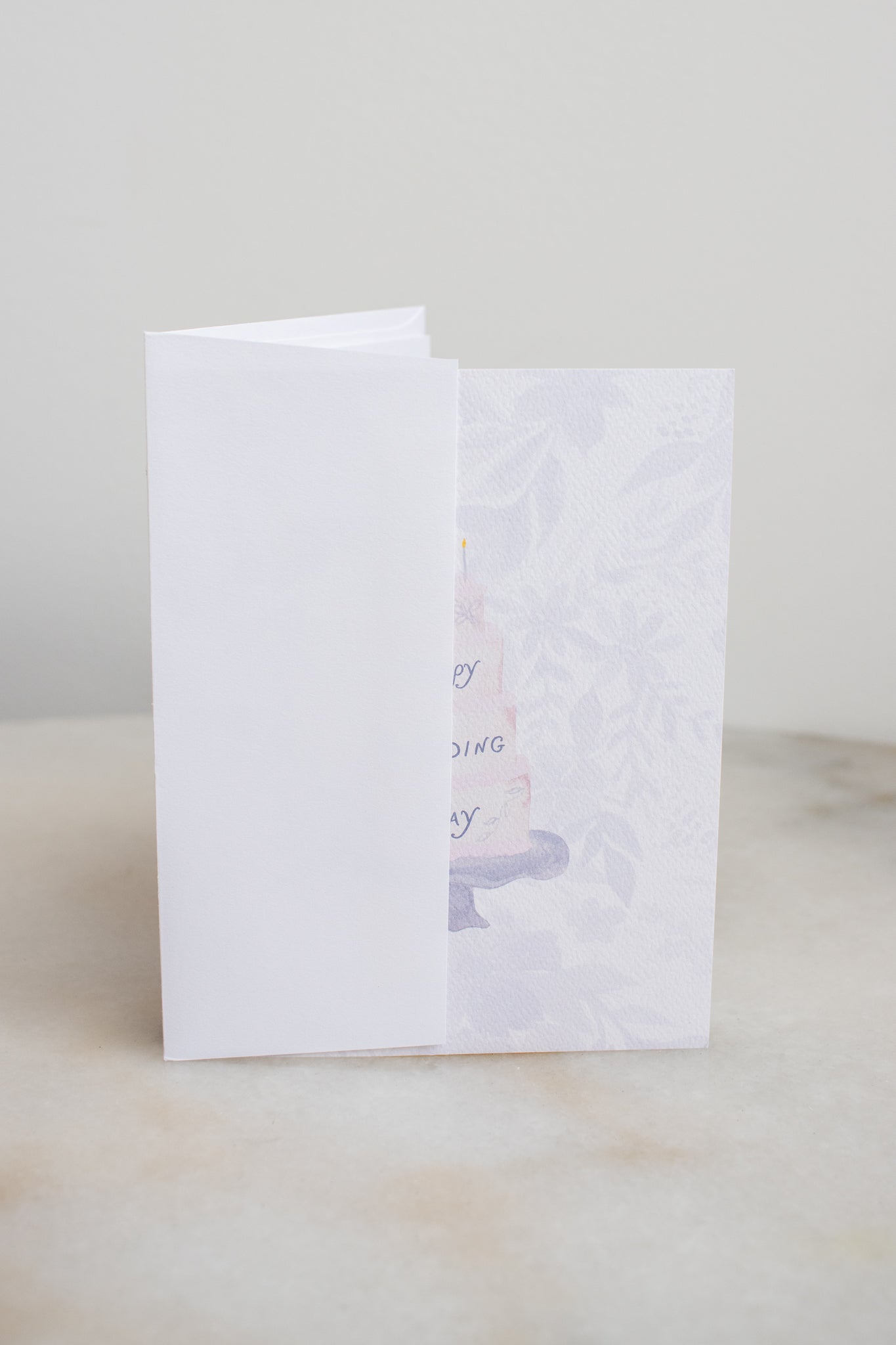 Wedding Day Cake Card
