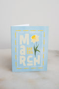 March Birth Month Flower Card