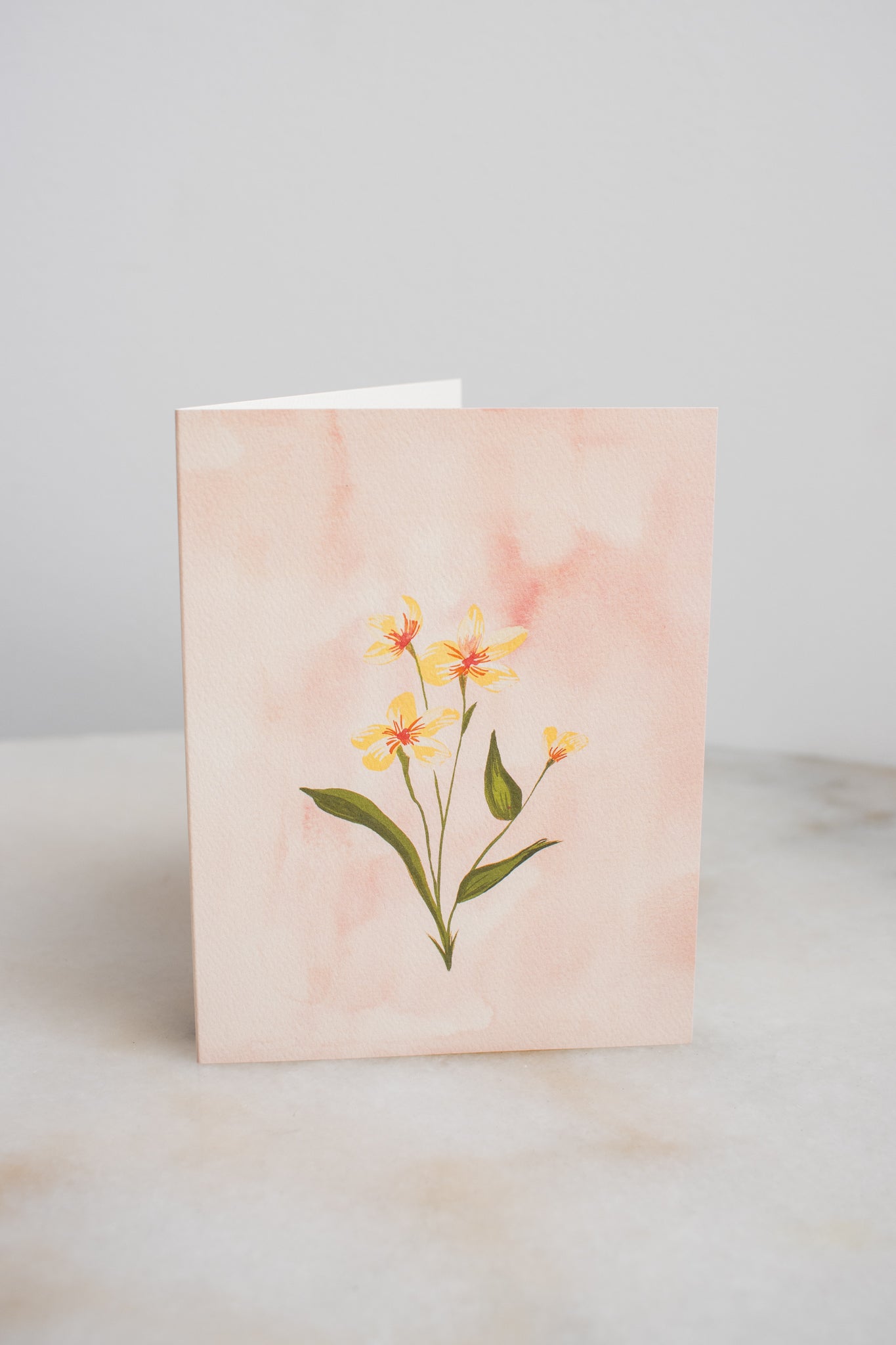 Yellow Wildflower Card