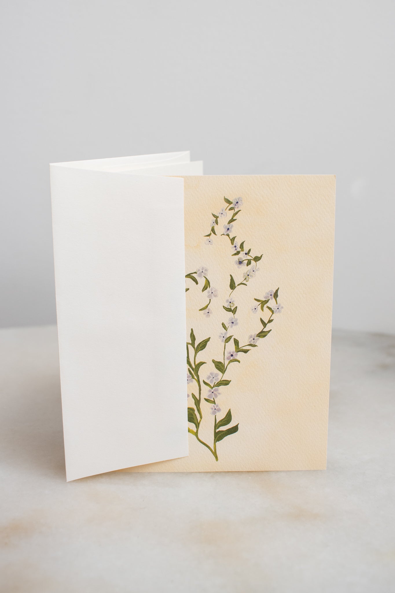 Purple Wildflower Card