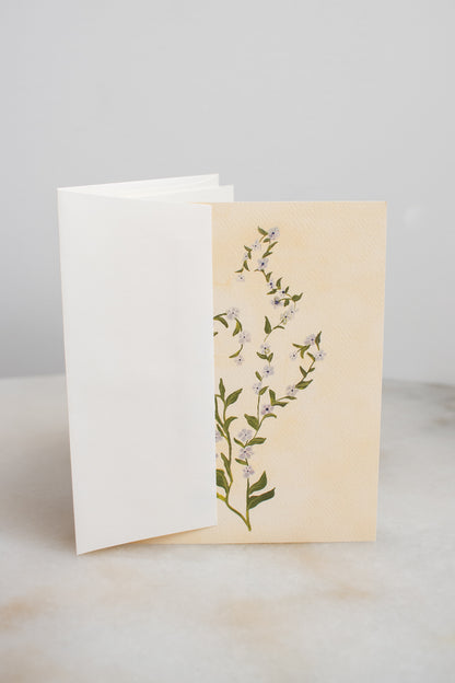 Purple Wildflower Card
