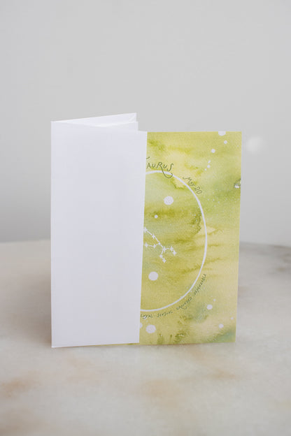 Taurus Constellation Card