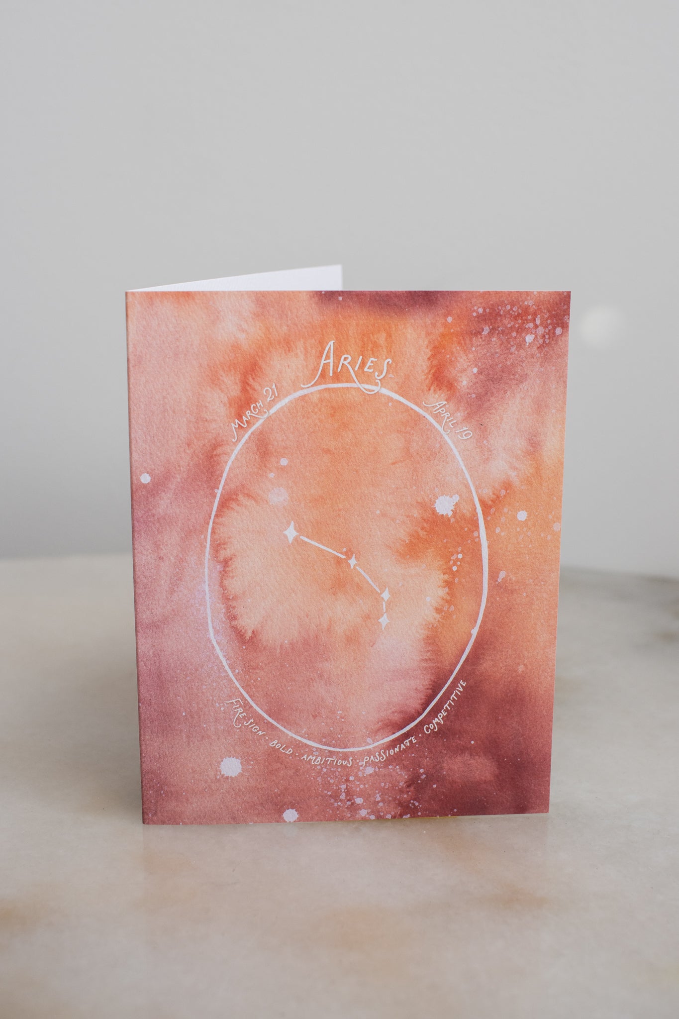 Aries Constellation Card