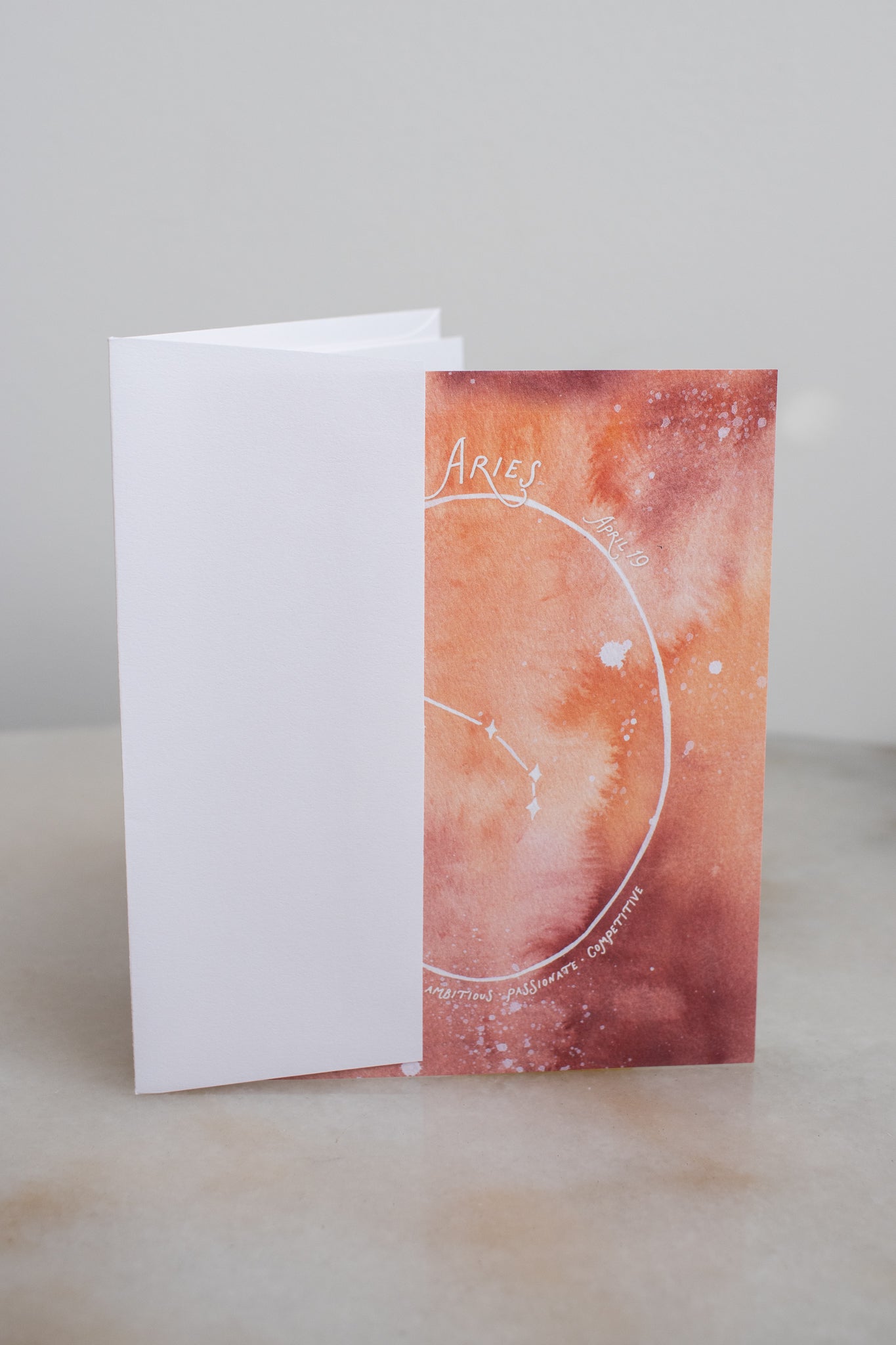 Aries Constellation Card