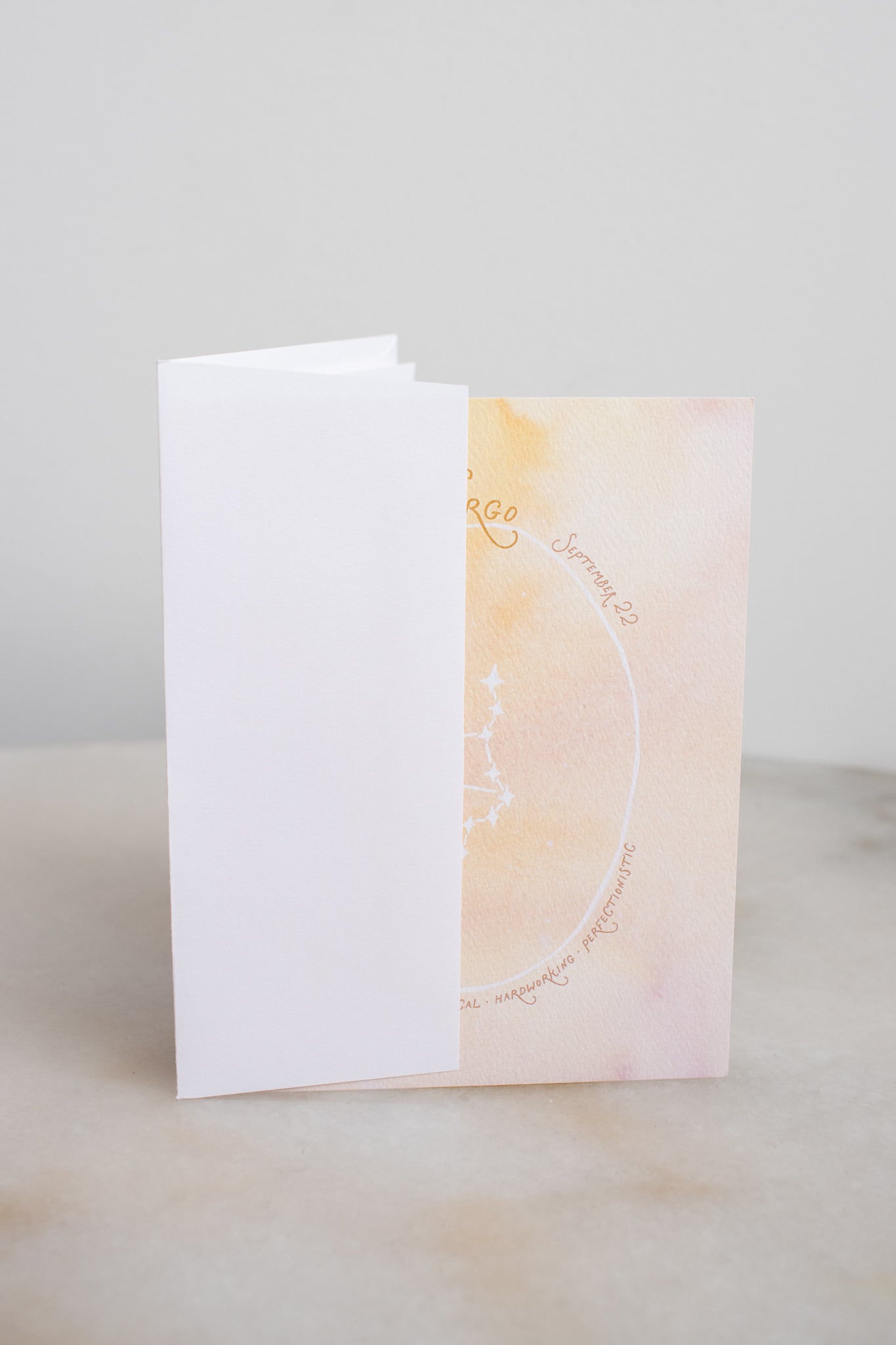 Virgo Constellation Card