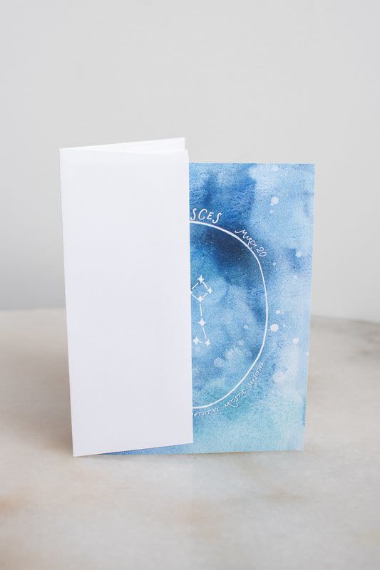 Pisces Constellation Card
