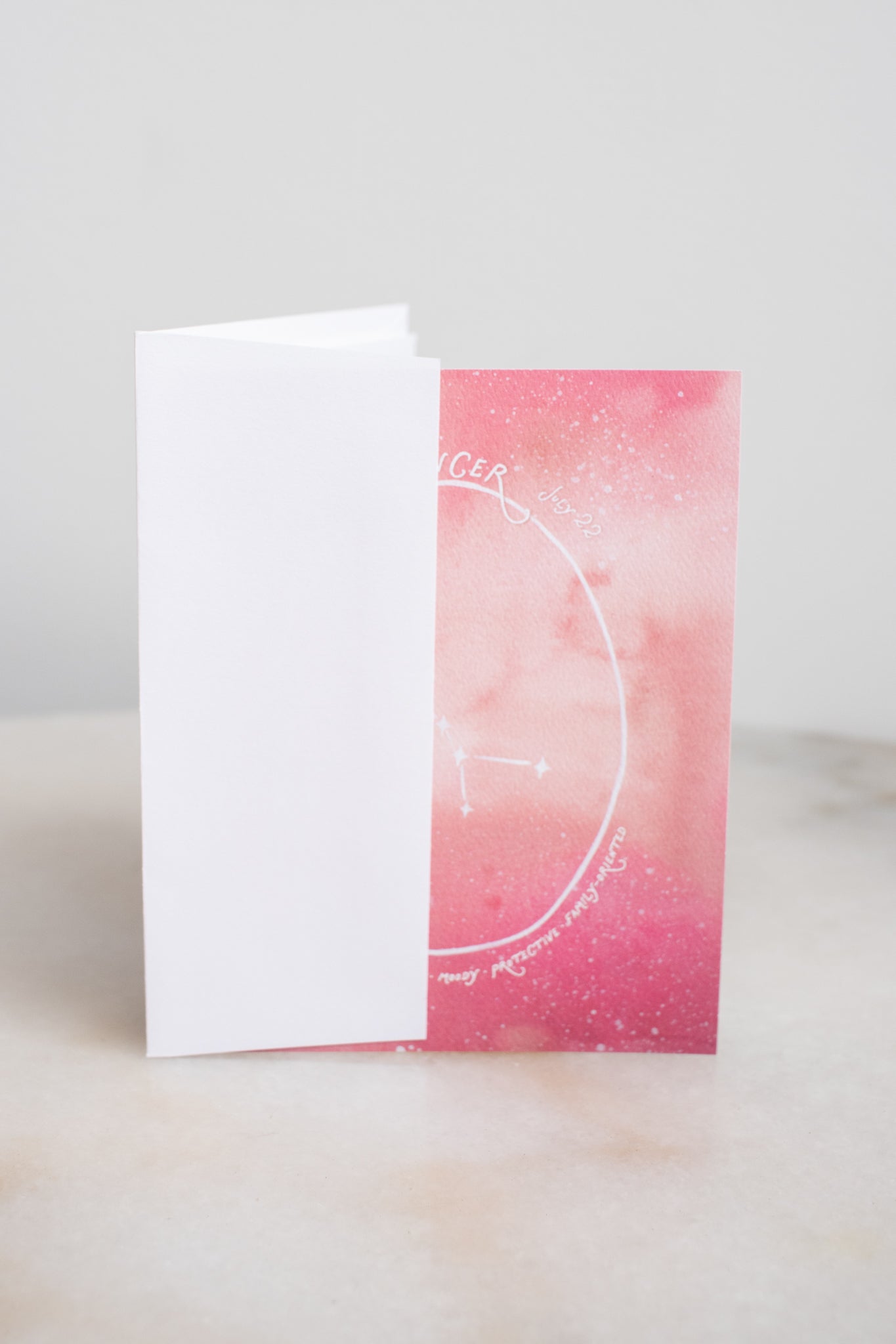 Cancer Constellation Card