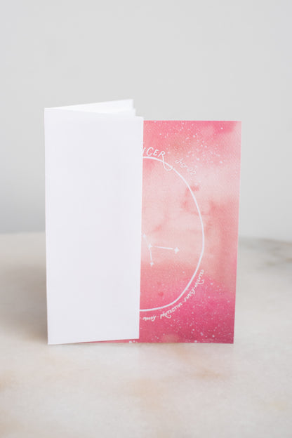 Cancer Constellation Card