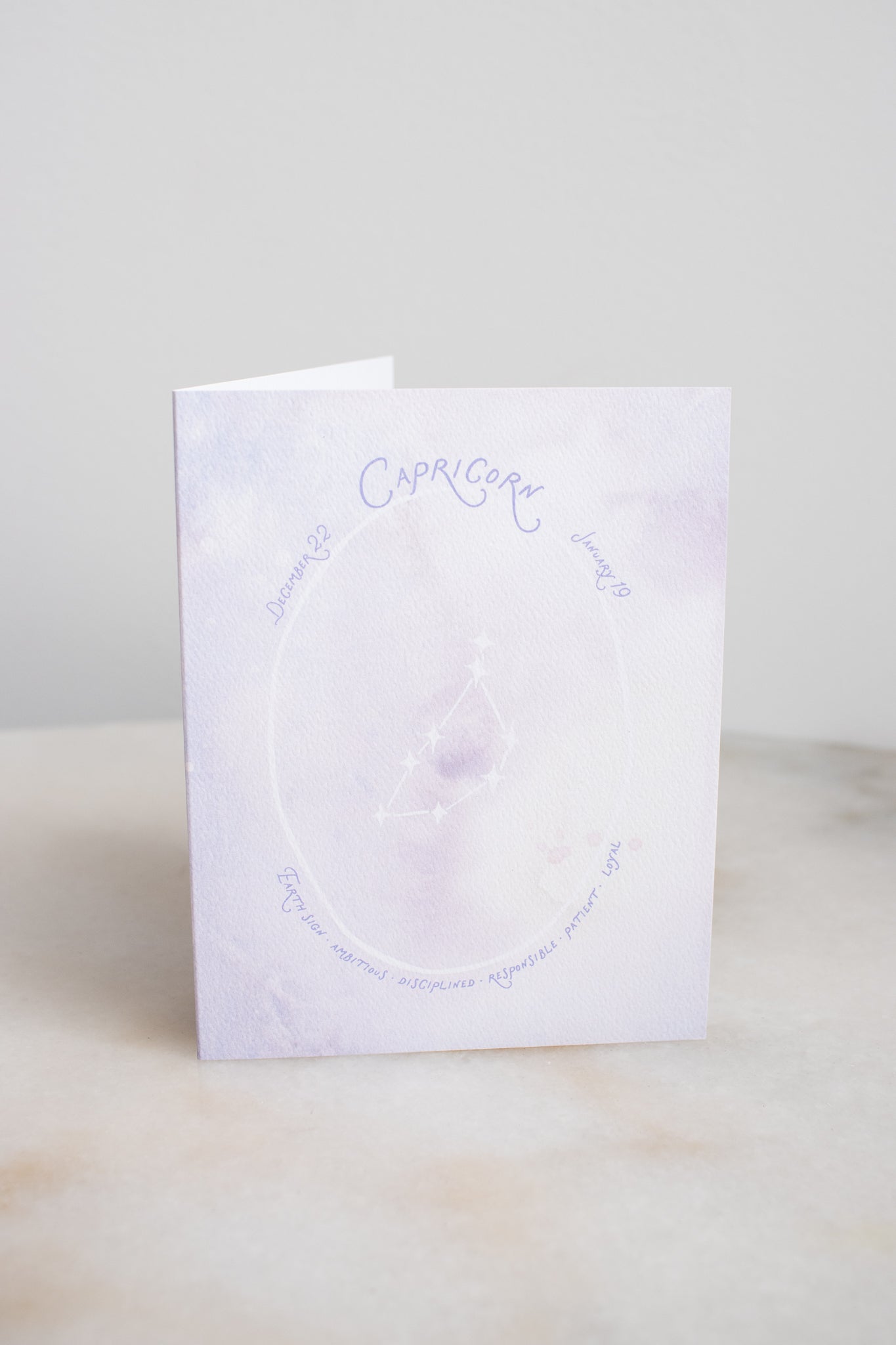 Capricorn Constellation Card