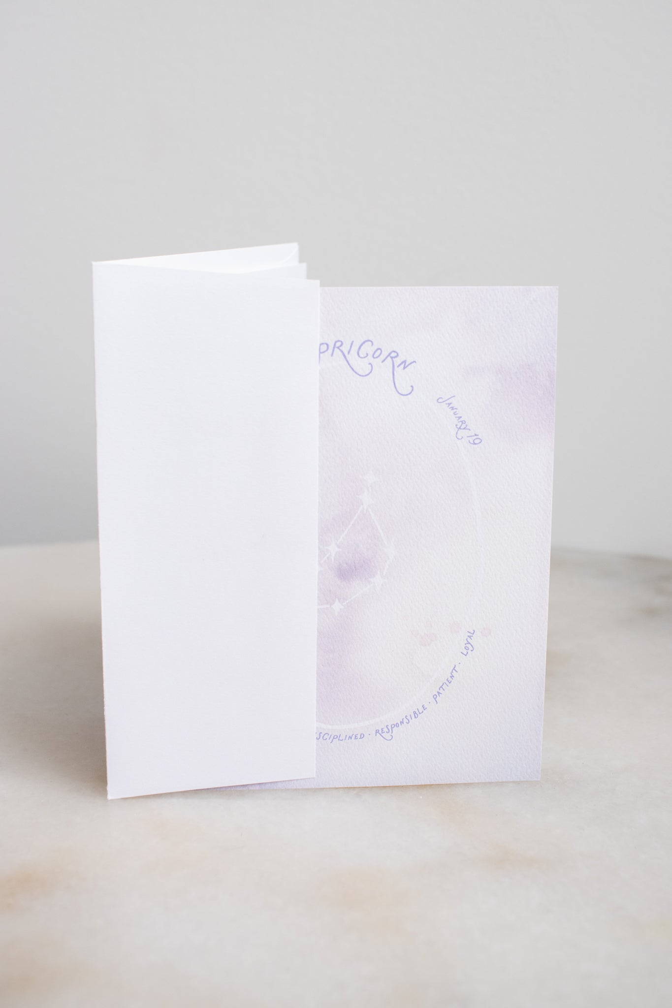 Capricorn Constellation Card