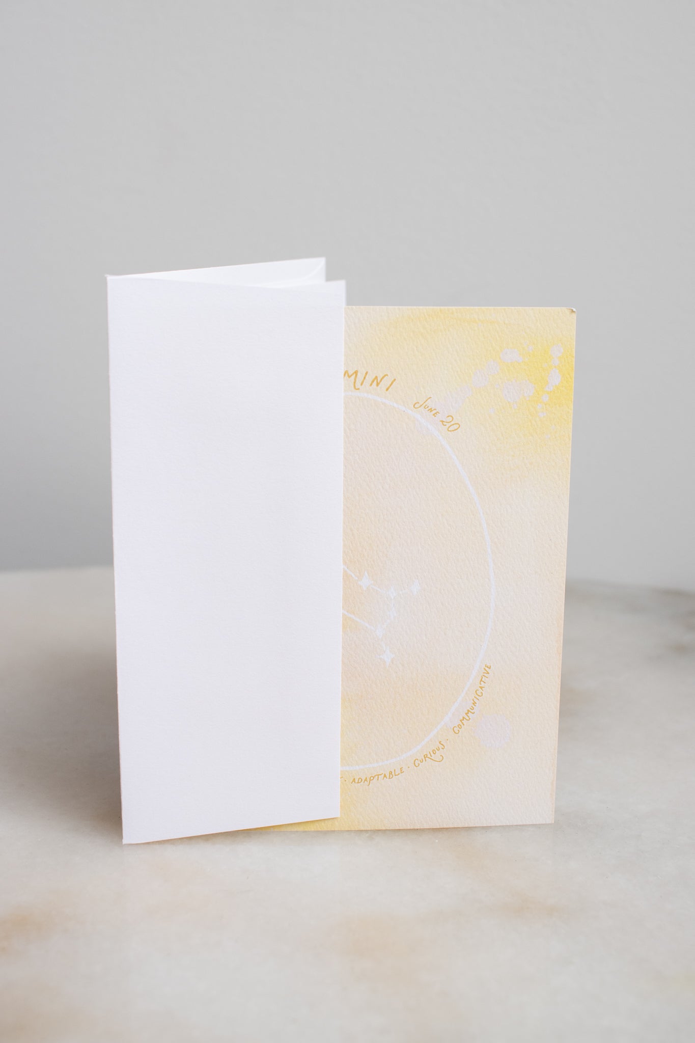 Gemini Constellation Card