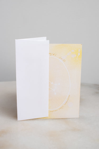 Gemini Constellation Card